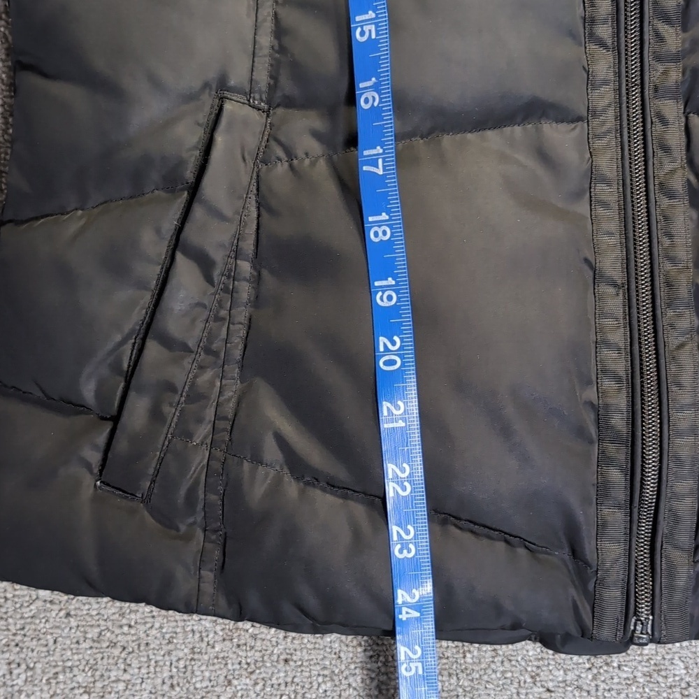 Lands End Goose Down Vest Dusk Black Size Medium - Picture 10 of 10
